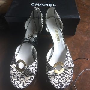 Chanel Ankle Strap Sandals